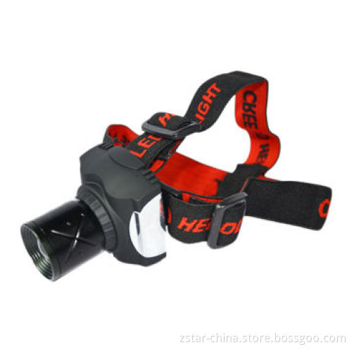 5W LED Cree Q5 Rechargeable Headlamp, 280-350lm Lumen Value, Longest Range 300-500m